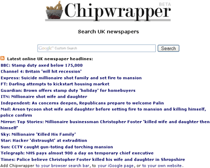 Chipwrapper headlines