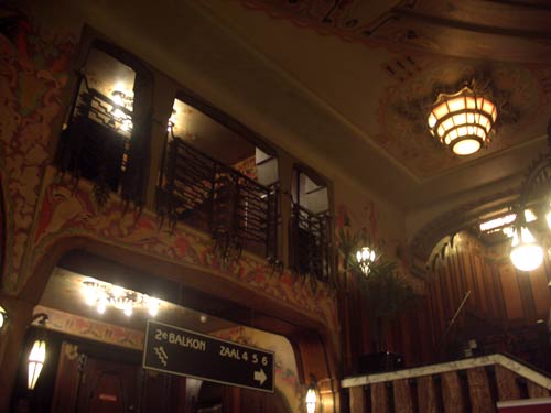 Balcony inside the Tuschinski