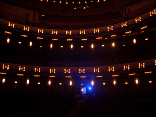 View from the Tuschinski stage