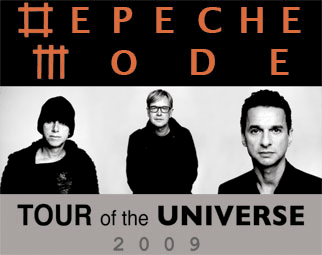 Depeche Mode tour promo image