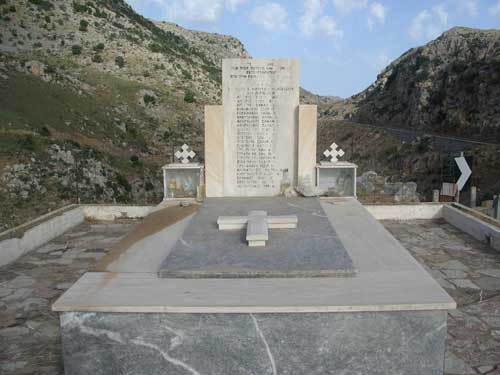 War memorial near Anogia