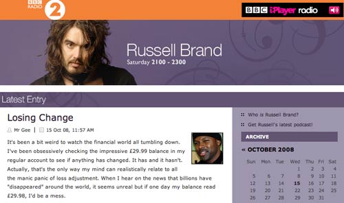 The Russell Brand blog
