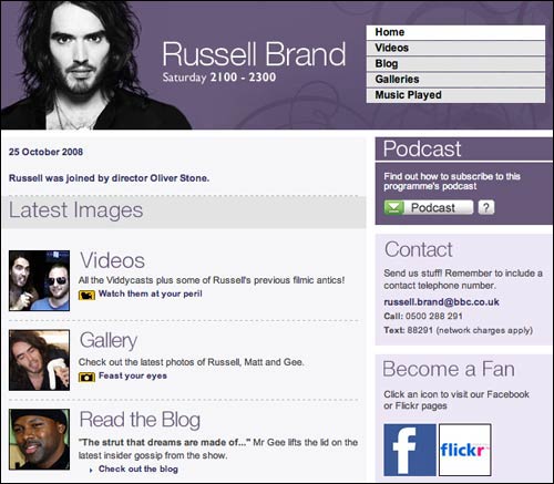 Russell Brand site