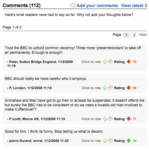 Daily Mail comments