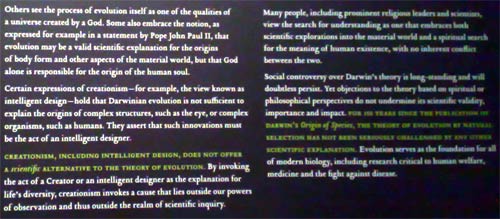 Social impact of Darwin info panel