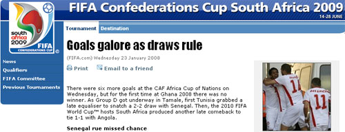FIFA Confederations Cup coverage