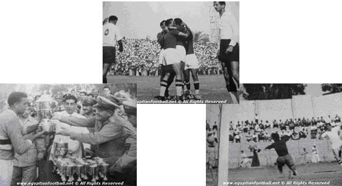 Vintage football photographs on the Egyptian FA site