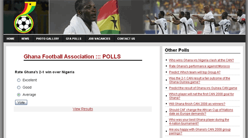 Ghana FA site vote