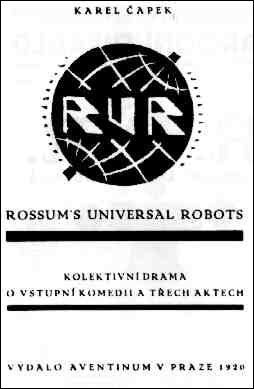R.U.R. front cover