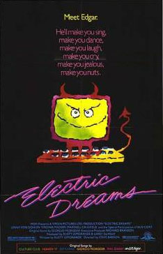 Electric Dreams movie poster from 1984