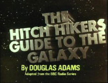 Hitch-Hikers Guide To The Galaxy television opening sequence