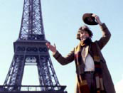 Tom Baker in Paris for The City Of Death