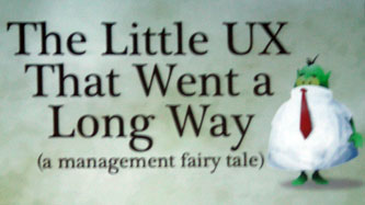 The little UX title slide