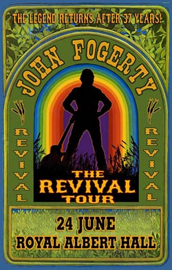 John Fogerty Royal Albert Hall poster