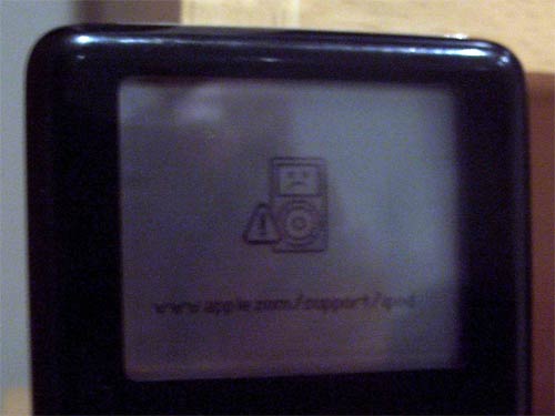 Unhappy iPod