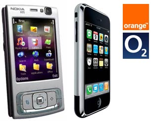 Nokia N95 and iPhone face-off