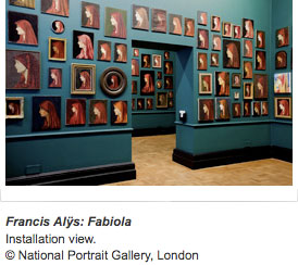 National Portrait Gallery website image of Fabiola by Francis Alÿs