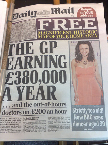 Daily Mail front page Tuesday 4th August