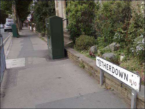 Tetherdown and one of the offending BT boxes