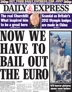 Daily Express doom-mongering front page