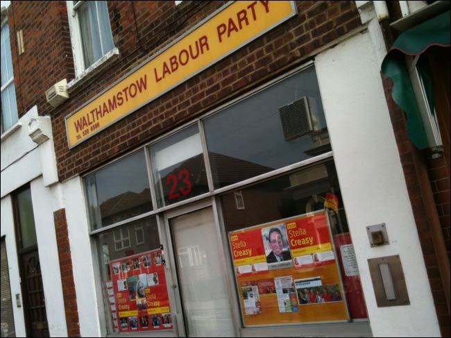 Labour Walthamstw Party office