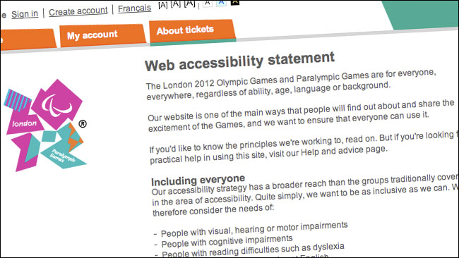 Olympic accessibility promise