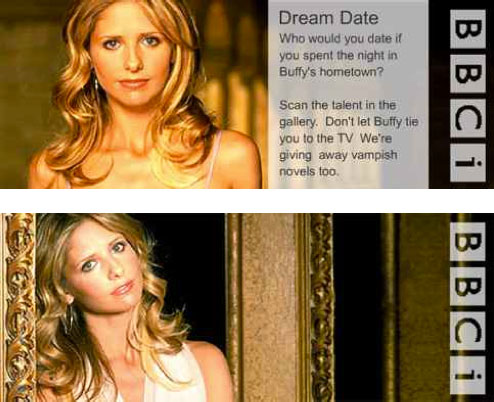 BBCi promo mock-up featuring Buffy