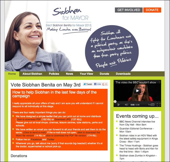 Siobhan Homepage